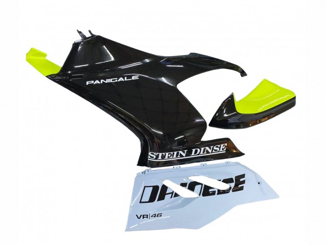 Compra Carenados Moto Ducati Panigale V2 2020-2024 - Blanco Verde Lima Negro Brillante Stein Dinse VR 46