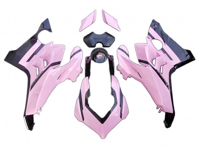 Compra Carenados Moto Ducati Panigale V4 V4S 2020-2021 - Rosa Negro Brillante