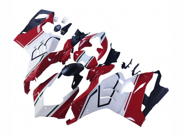Compra Carenados Moto Ducati Panigale V4 V4S 2020-2021 - Blanco Rojo Verde Negro Mate