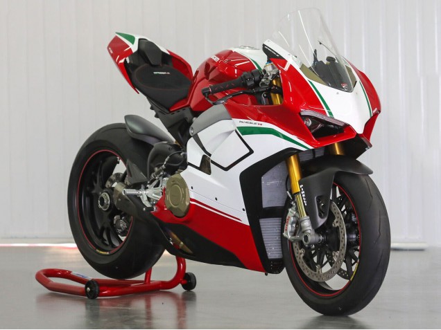 Compra Carenados Moto Ducati Panigale V4 V4S 2018-2019 - Blanco Rojo Verde Negro Brillante