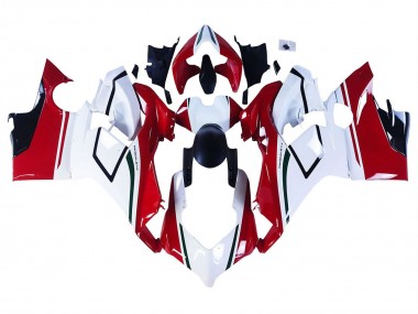 Compra Carenados Moto Ducati Panigale V4 V4S 2018-2019 - Blanco Rojo Verde Negro Brillante
