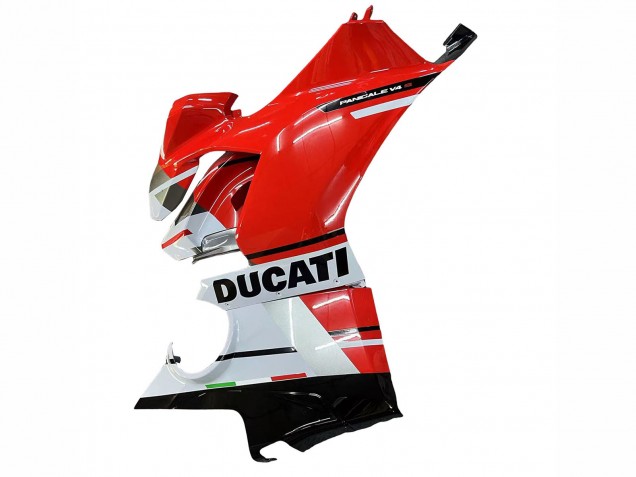 Compra Carenados Moto Ducati Panigale V4 V4S 2018-2019 - Blanco Plata Rojo Negro Brillante