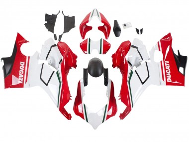 Compra Carenados Moto Ducati Panigale V4 V4S 2018-2019 - Blanco Rojo Negro Mate