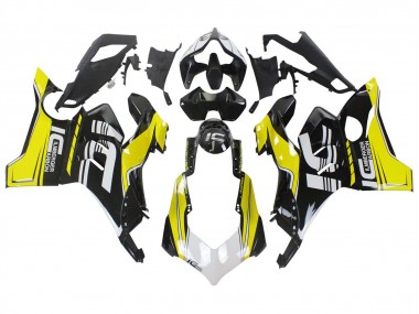 Compra Carenados Moto Ducati Panigale V4 V4S 2020-2021 - Amarillo Blanco Negro Brillante