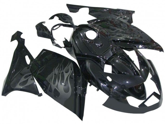 Compra Carenados Moto BMW K1200S 2005-2010 - Negro Brillante Gris Llama