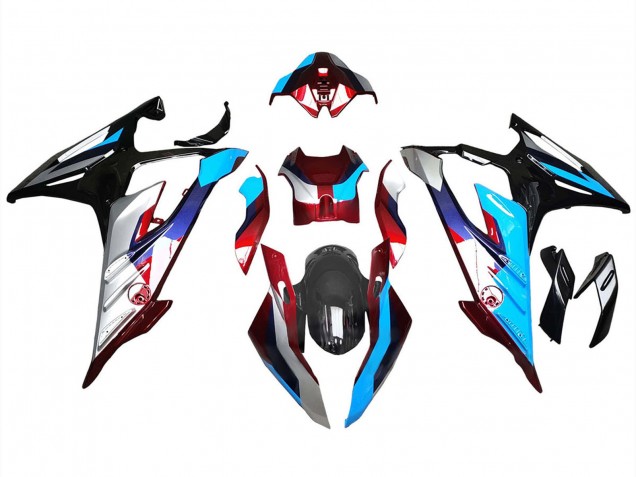 Compra Carenados Moto BMW S1000RR 2023-2024 - Plata Rojo Azul Negro