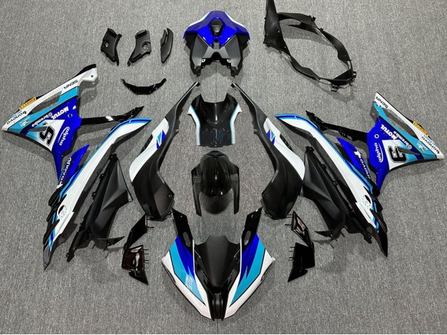 Compra Carenados Moto BMW S1000RR 2023-2024 - Blanco Azul Negro Mate Motul