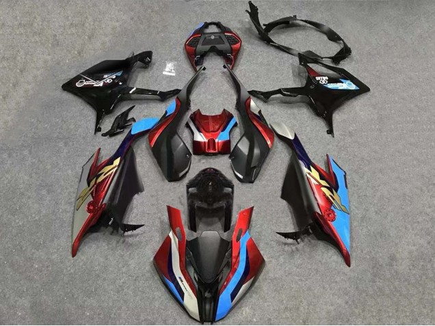 Compra Carenados Moto BMW S1000RR 2023-2024 - Negro Rojo Azul Oro