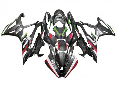 Compra Carenados Moto BMW S1000RR 2019-2022 - Negro Rojo Verde FibraCarbono