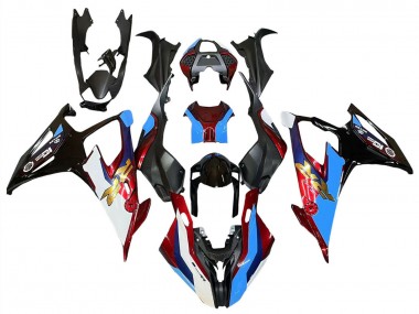 Compra Carenados Moto BMW S1000RR 2019-2022 - Negro Rojo Azul
