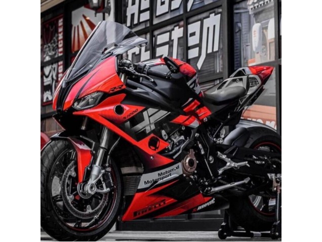 Compra Carenados Moto BMW S1000RR 2019-2022 - Negro Rojo Gris