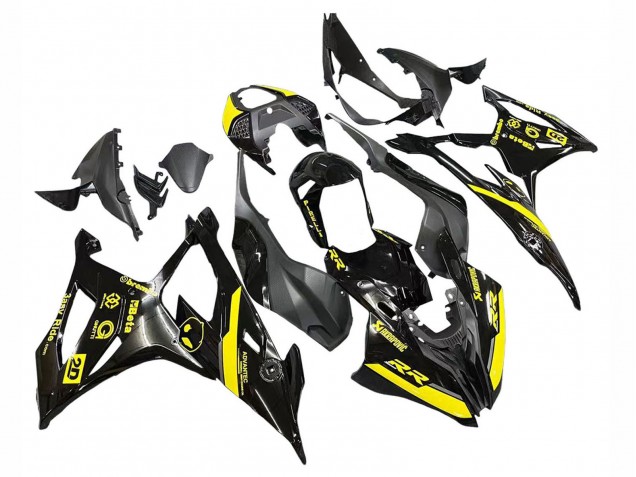 Compra Carenados Moto BMW S1000RR 2019-2022 - Negro Brillante Amarillo
