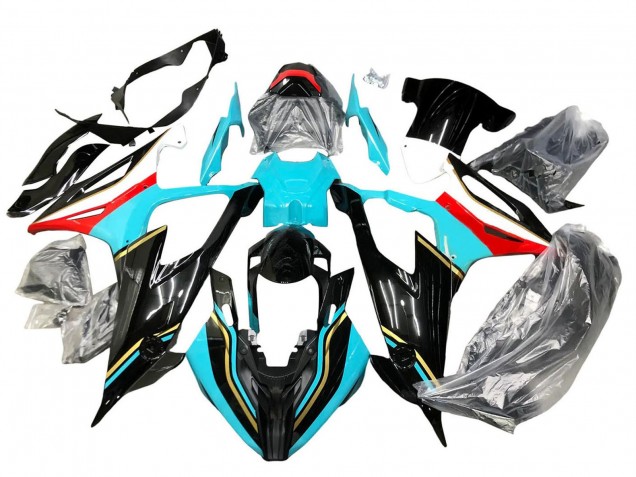 Compra Carenados Moto BMW S1000RR 2019-2022 - Negro Azul Cielo Rojo