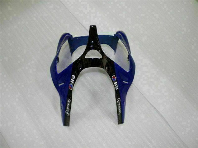 Compra Carenados Moto Kawasaki ZX6R 2000-2002 - Azul Negro Brillante Elf Bridgestone
