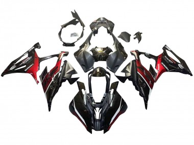 Compra Carenados Moto BMW S1000RR 2019-2022 - Negro Rojo Oscuro
