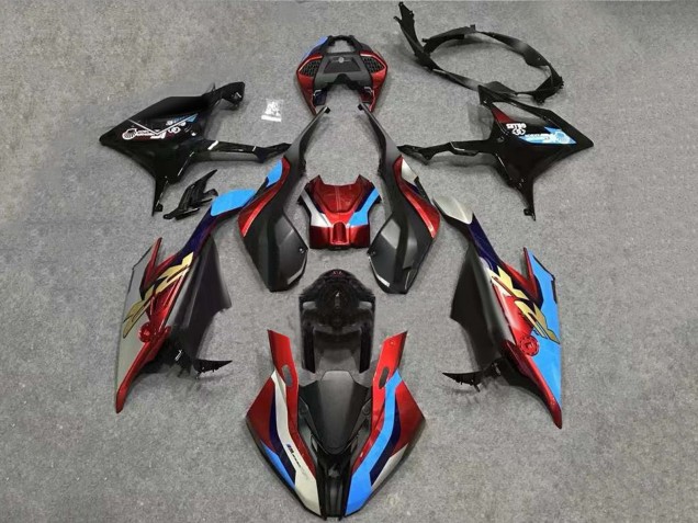 Compra Kits Carenado Moto BMW S1000RR 2019-2022 - Blanco Azul Rojo Negro
