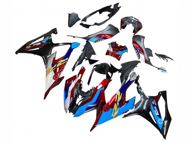 Compra Carenado Moto BMW S1000RR 2019-2022 - Blanco Azul Rojo Negro