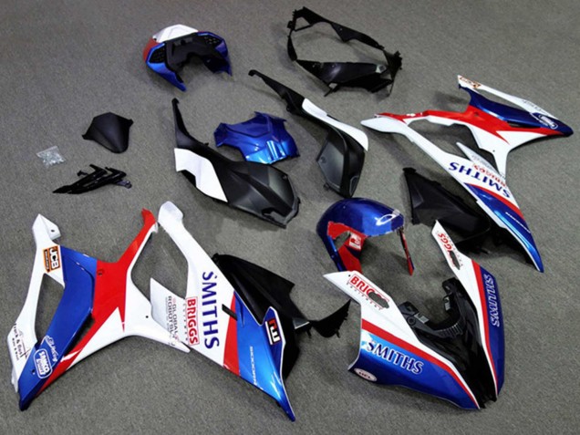 Compra Carenados Moto BMW S1000RR 2019-2022 - Blanco Azul Rojo Smiths