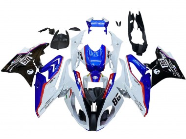 Compra Carenado Moto BMW S1000RR 2017-2018 - Blanco Azul Rojo Negro Brillante