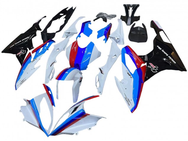Compra Kits Carenado Moto BMW S1000RR 2015-2016 - Blanco Rojo Azul Negro Brillante