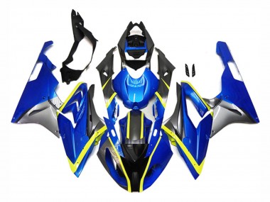 Compra Carenados Moto BMW S1000RR 2015-2016 - Plata Amarillo Azul