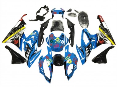 Compra Kits Carenado Moto BMW S1000RR 2015-2016 - Amarillo Azul Negro Tiburón