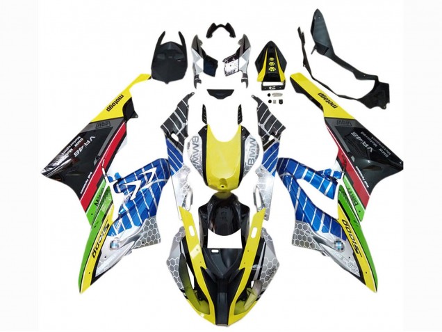 Compra Carenados Moto BMW S1000RR 2015-2016 - Amarillo Azul Verde Rojo Negro VR 46