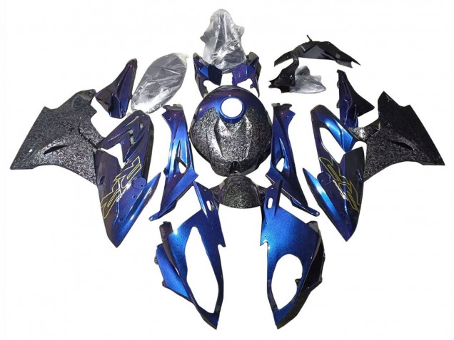Compra Carenados Moto BMW S1000RR 2015-2016 - Gradiente Púrpura Azul Falsificado FibraCarbono
