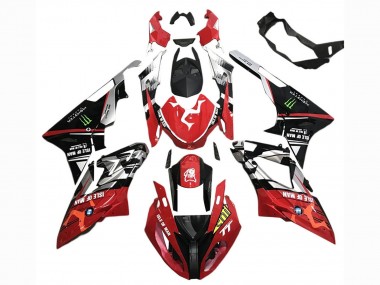Compra Carenados Moto BMW S1000RR 2015-2016 - Plata Rojo Negro Verde Monstruo Isle of Man