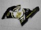 Compra Carenados Moto Kawasaki ZX6R 2005-2006 - Negro Brillante Blanco Oro Lucky Strike