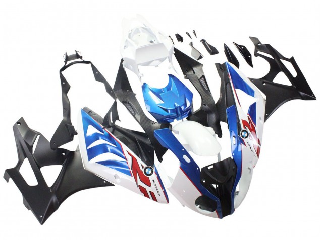 Compra Carenados Moto BMW S1000RR 2009-2014 - Blanco Azul Negro Mate