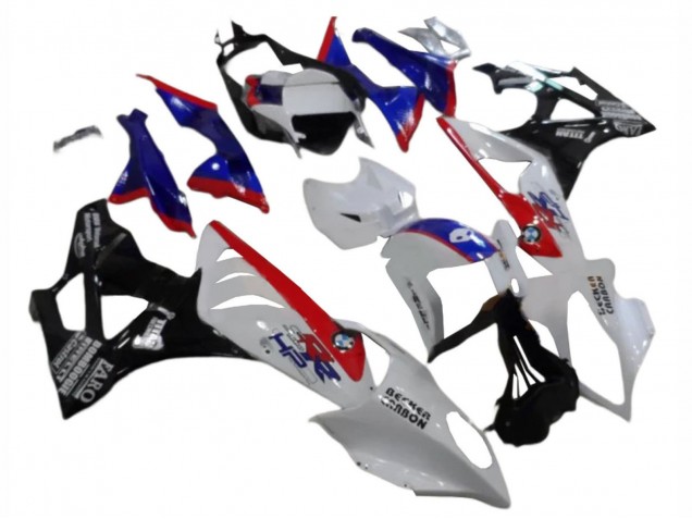Compra Carenados ABS BMW S1000RR 2009-2014 - Blanco Rojo Azul Negro Brillante