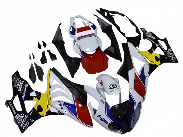 Compra Carenados Moto BMW S1000RR 2009-2014 - Blanco Rojo Amarillo Negro Castrol