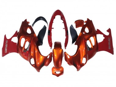 Compra Carenados Moto Suzuki GSX600F/GSX750F 2004-2006 - Burnt Naranja Blanco Logo