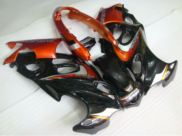 Compra Carenados Moto Suzuki GSX600F/GSX750F 2004-2006 - Negro Brillante Naranja