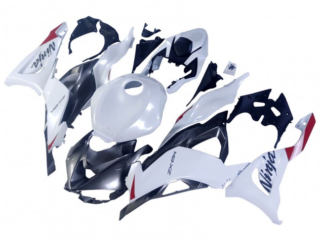 Compra Carenados Moto Kawasaki ZX6R 2023-2025 - Blanco Perla Negro Rojo