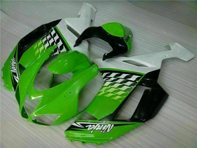 Compra Carenados Moto Kawasaki ZX6R 2007-2008 - Verde Blanco Ninja