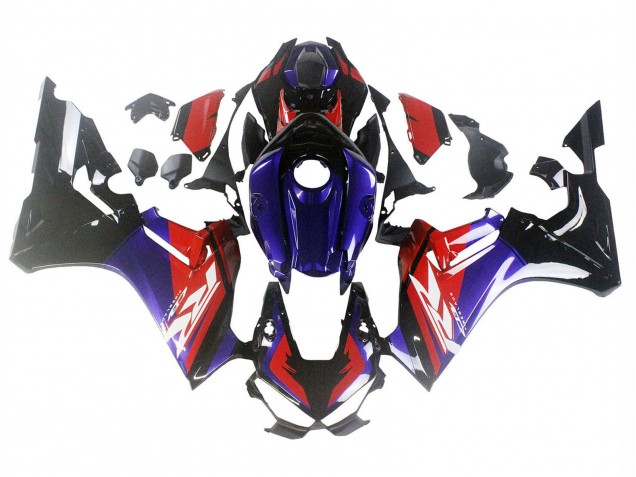 Compra Carenados Moto Honda CBR1000RR 2017-2023 - Rojo Azul Negro Brillante
