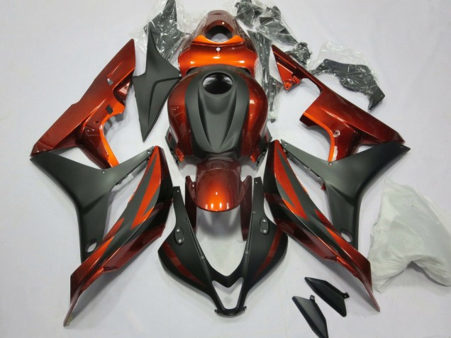 Compra Kits Carenado Moto Honda CBR600RR 2007-2008 - Naranja Negro Mate