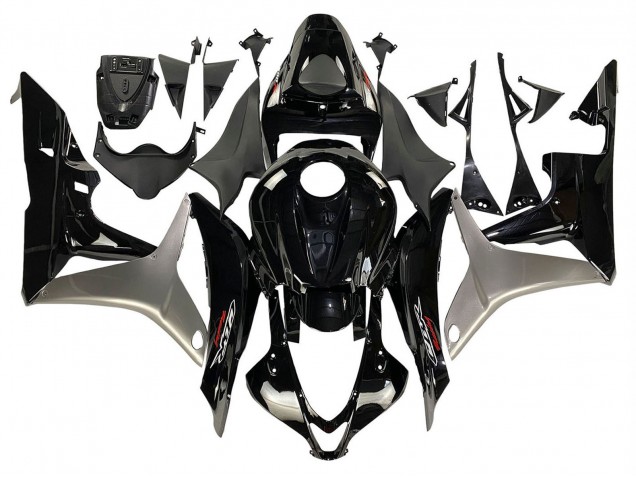Compra Kits Carenado Moto Honda CBR600RR 2007-2008 - Plata Negro Brillante