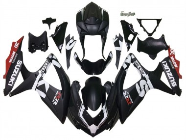 Compra Carenados Moto Suzuki GSXR 600 / GSXR 750 2008-2010 - Negro Mate Rojo Blanco