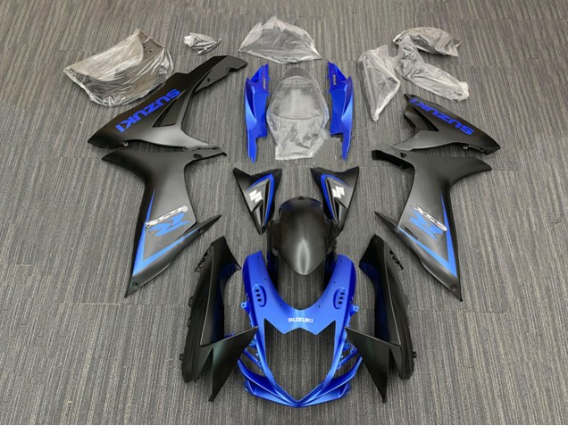 Compra Kits Carenado Moto Suzuki GSXR 600 / GSXR 750 2011-2024 - Azul Negro Mate