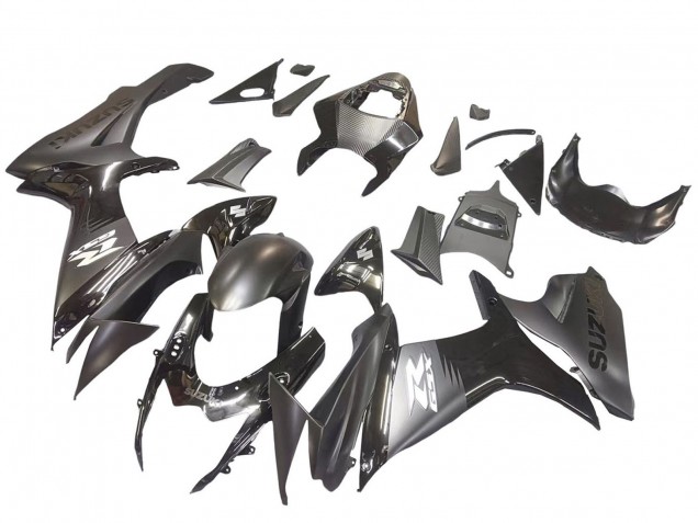 Compra Carenados Moto Suzuki GSXR 600 / GSXR 750 2011-2024 - Negro Mate Negro Brillante Blanco Calcomanía