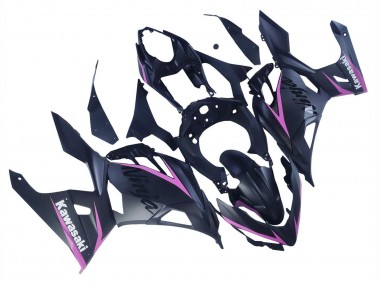Compra Carenados Moto Kawasaki Ninja 400 2018-2024 - Negro Mate Rosa