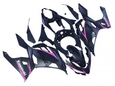 Compra Carenados Moto Kawasaki Ninja 400 2018-2024 - Negro Mate Rosa