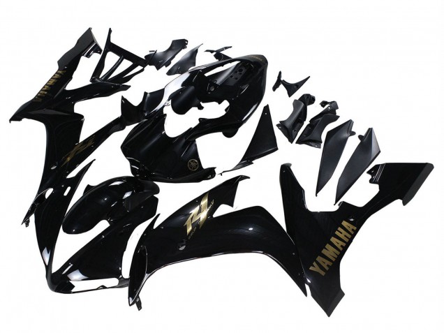 Compra Carenados Moto Yamaha YZF 1000 R1 2004-2006 - Negro Brillante Oro Calcomanías