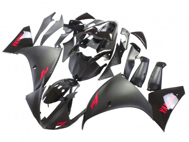 Compra Carenado Moto Yamaha YZF 1000 R1 2009-2011 - Negro Mate Rojo Calcomanía