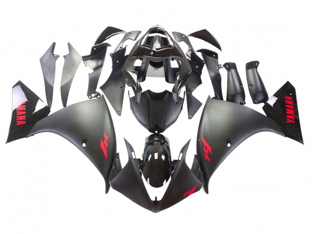 Compra Carenado Moto Yamaha YZF 1000 R1 2009-2011 - Negro Mate Rojo Calcomanía