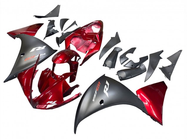 Compra Carenados Moto Yamaha YZF 1000 R1 2009-2011 - Rojo Negro Mate