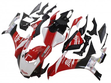 Compra Carenados Moto Yamaha YZF 1000 R1 2020-2025 - Blanco Rojo Negro Milwaukee